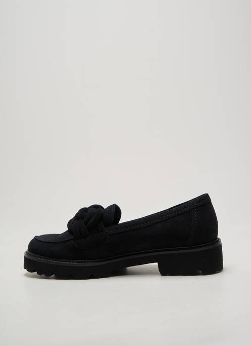 Mocassins bout rond talon plat jusqu'à 3cm noir GABOR femme