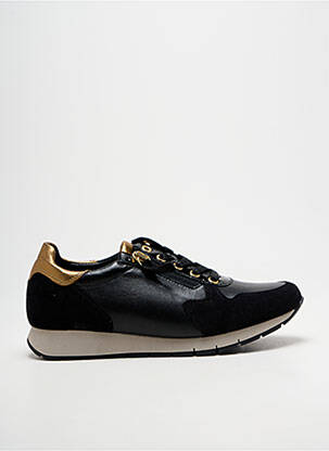 Baskets fermeture zip et lacets talon plat jusqu'à 3cm noir GABOR femme