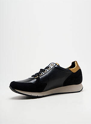 Baskets fermeture zip et lacets talon plat jusqu'à 3cm noir GABOR femme