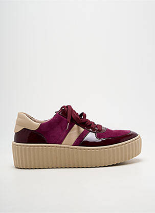 Baskets matière lisse talon de 4 à 6cm violet GABOR femme