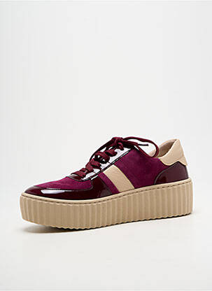 Baskets matière lisse talon de 4 à 6cm violet GABOR femme