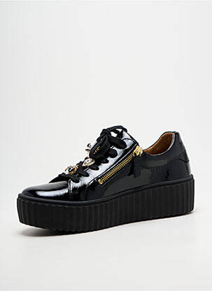 Baskets fermeture zip et lacets talon de 4 à 6cm noir GABOR femme
