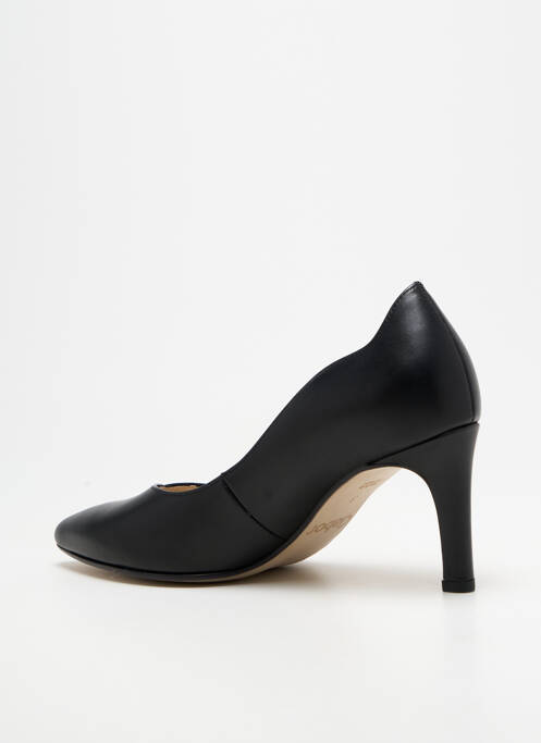 Escarpins tissage satiné talon de 7 à 9cm noir GABOR femme