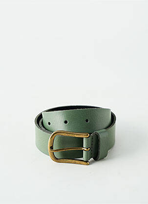 Ceinture effet matière satinée vert YOLETE femme