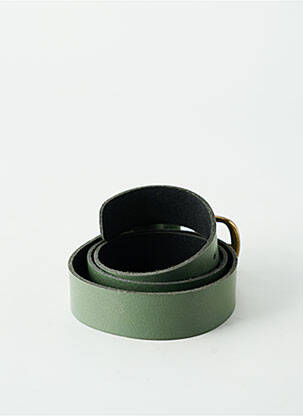 Ceinture effet matière satinée vert YOLETE femme