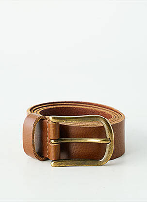 Ceinture effet matière satinée marron YOLETE femme