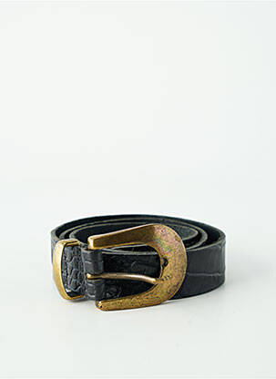 Ceinture imprimé animal noir YOLETE femme