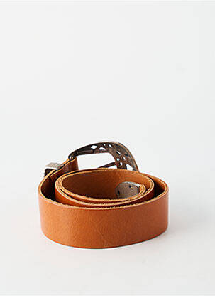 Ceinture effet matière satinée marron YOLETE femme