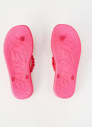 Tongs matière lisse talon plat jusqu'à 3cm rose IPANEMA femme