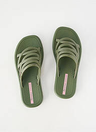 Mules/sabots bout ouvert talon plat jusqu'à 3cm vert IPANEMA femme