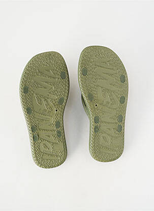 Mules/sabots bout ouvert talon plat jusqu'à 3cm vert IPANEMA femme