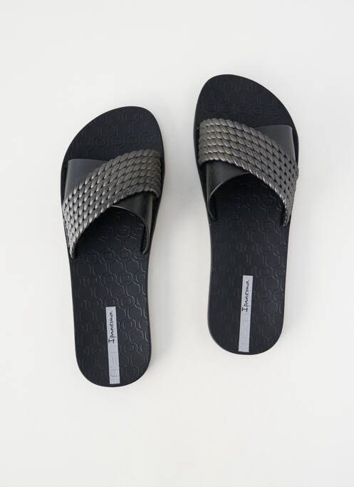 Mules/sabots bout ouvert talon plat jusqu'à 3cm argent IPANEMA femme