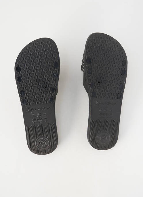 Mules/sabots bout ouvert talon plat jusqu'à 3cm argent IPANEMA femme