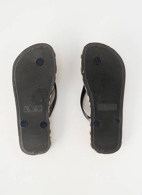 Tongs bout ouvert talon plat jusqu'à 3cm noir IPANEMA femme