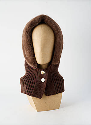 Bonnet stretch marron ALEX.MAX femme