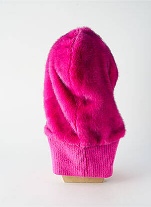 Bonnet forme cagoule violet ALEX.MAX femme
