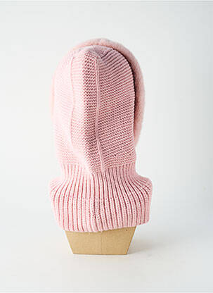 Chapeau bord-côtes rose ALEX.MAX femme