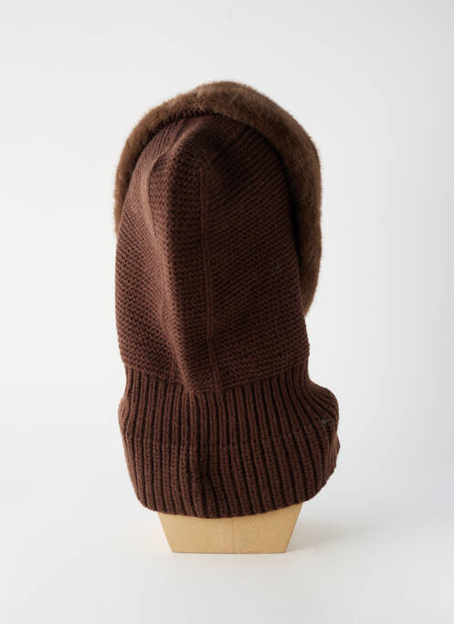 Bonnet stretch marron ALEX.MAX femme