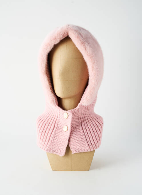 Chapeau bord-côtes rose ALEX.MAX femme