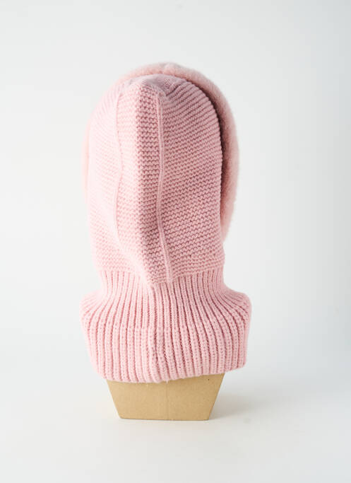 Chapeau bord-côtes rose ALEX.MAX femme