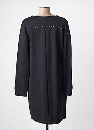 Robe mi-longue manches longues manches longues noir KOCCA femme