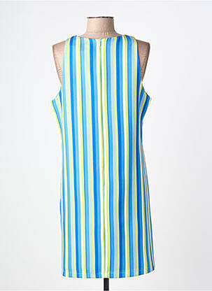 Robe mi-longue sans manche sans manche bleu YES.ZEE femme