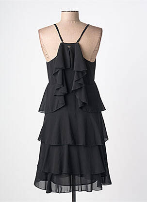 Robe mi-longue coupe fluide fines bretelles noir LIU JO femme