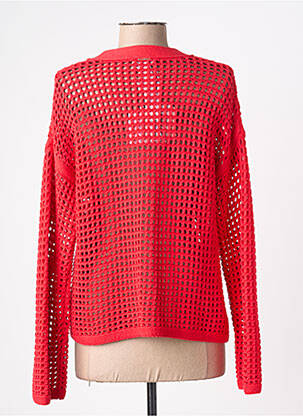 Pull coupe cintrée manches longues rouge LIU JO femme