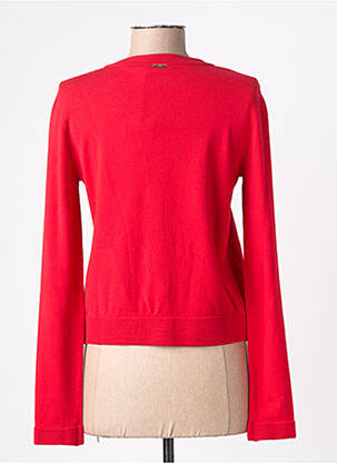 Gilet manches longues stretch rouge LIU JO femme