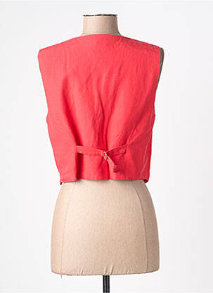 Gilet sans manche poches rouge LIU JO femme