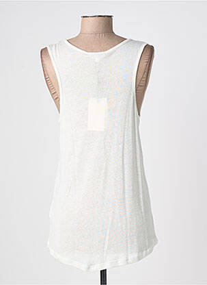 Top stretch sans manche beige KOCCA femme