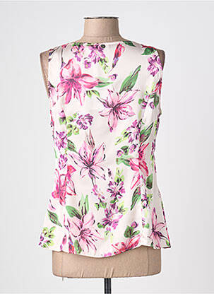 Top coupe cintrée sans manche violet KOCCA femme