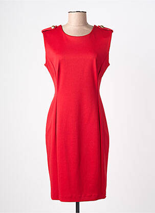 Robe mi-longue sans manche sans manche rouge LIU JO femme