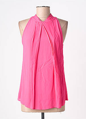 Top coupe cintrée sans manche rose LIU JO femme