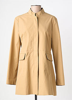 Trench tissage popeline sans capuche beige YES.ZEE femme