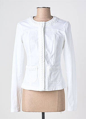 Veste casual col rond blanc LIU JO femme