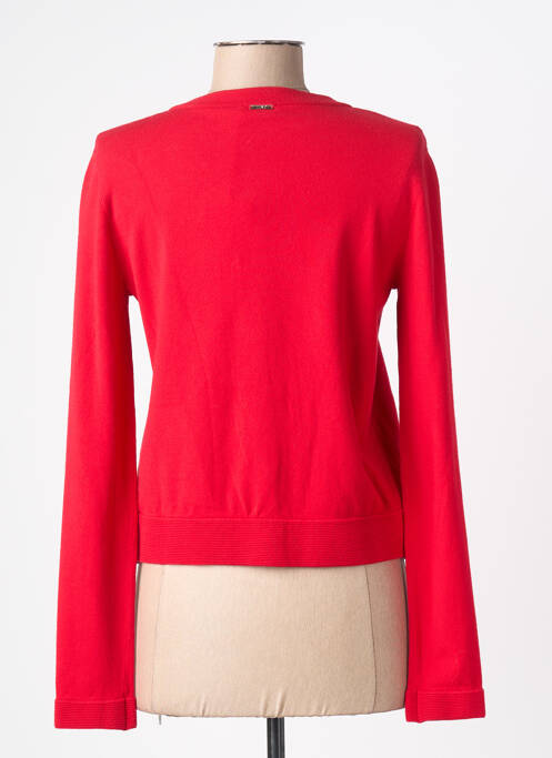 Gilet manches longues stretch rouge LIU JO femme