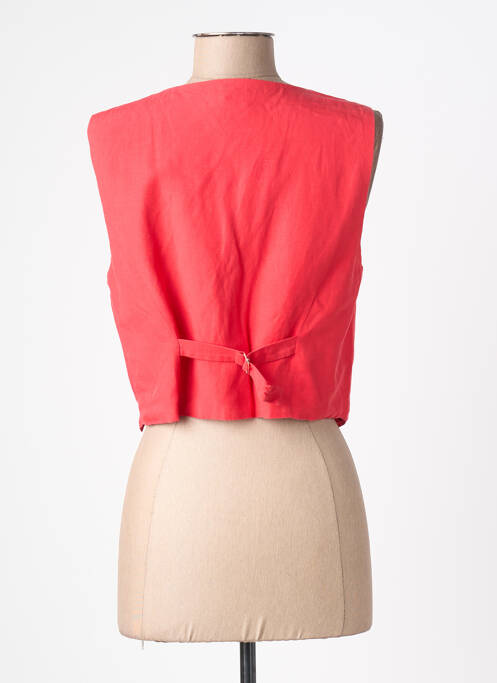 Gilet sans manche poches rouge LIU JO femme