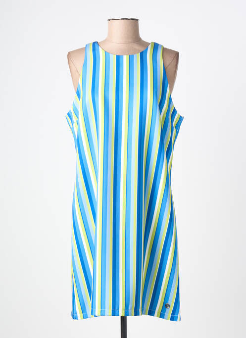 Robe mi-longue sans manche sans manche bleu YES.ZEE femme