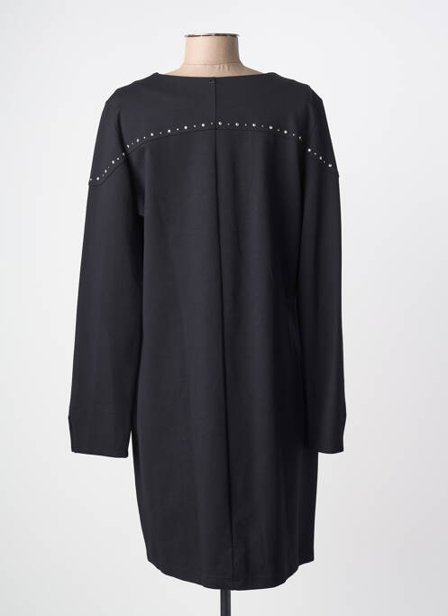 Robe mi-longue manches longues manches longues noir KOCCA femme