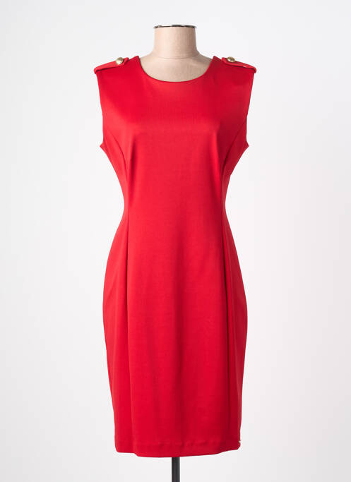 Robe mi-longue sans manche sans manche rouge LIU JO femme