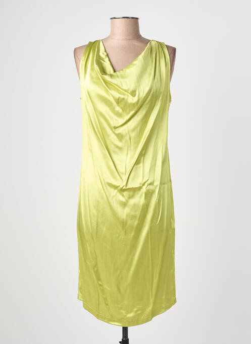 Robe mi-longue sans manche sans manche vert PAOLA TIENFORTI femme