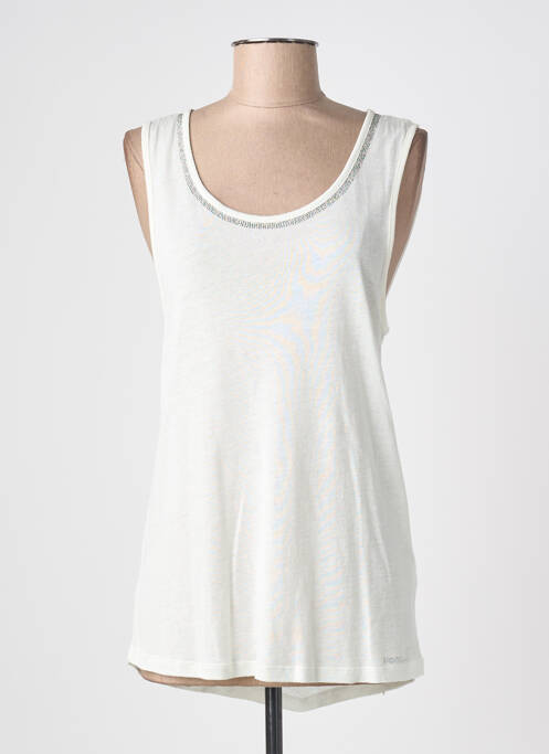 Top stretch sans manche beige KOCCA femme