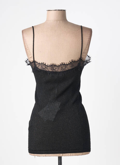 Top stretch fines bretelles noir KOCCA femme