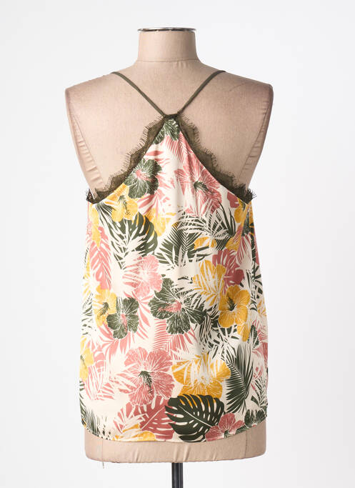 Top coupe cintrée fines bretelles vert KOCCA femme