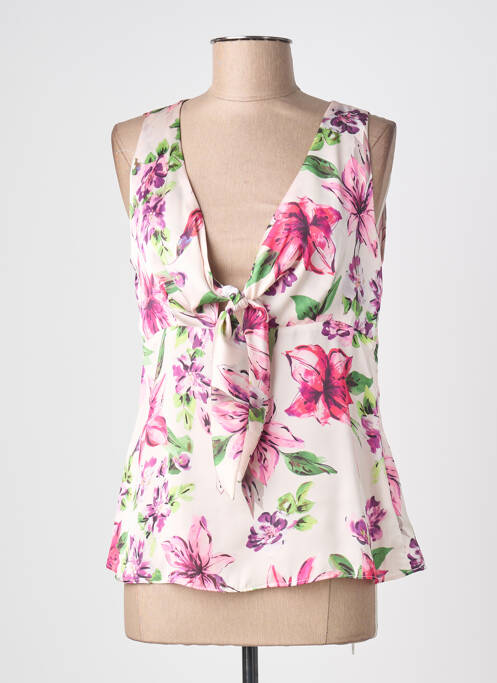 Top coupe cintrée sans manche violet KOCCA femme