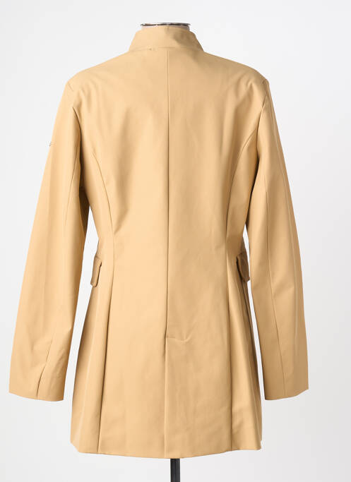 Trench tissage popeline sans capuche beige YES.ZEE femme