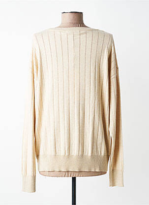 Pull stretch manches longues beige YES.ZEE femme