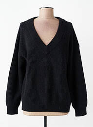 Pull stretch manches longues noir GANT femme