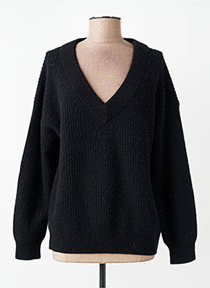 Pull stretch manches longues noir GANT femme